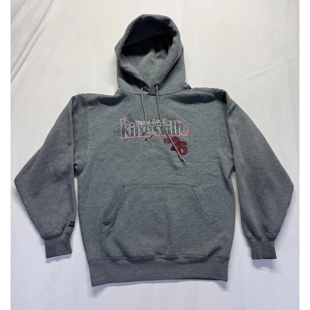 VTG Texas A&M Aggies Hoodie Mens Small Gray JanSport NCAA University Kingsville